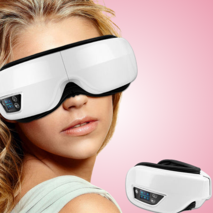 Masajeador de Ojos Compresa Caliente de Fatiga y Arrugas